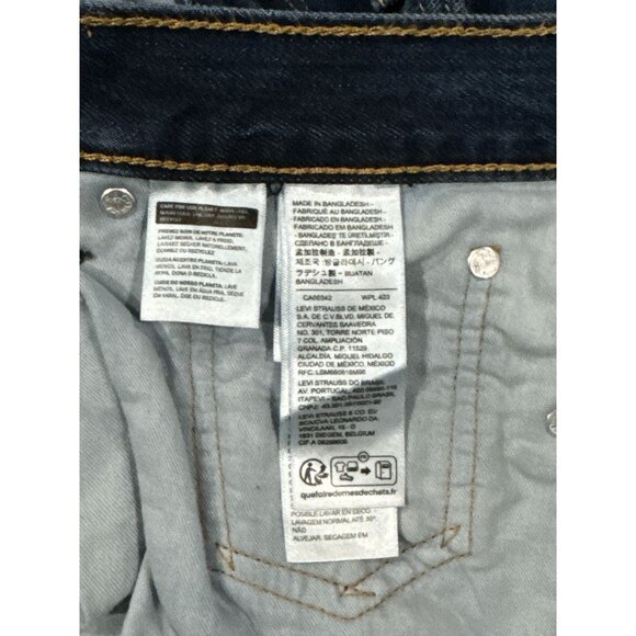 NEW Levis 550 Relaxed Fit Blue Denim Jeans Mens W32 L30 Classic Straight Leg - Picture 10 of 12